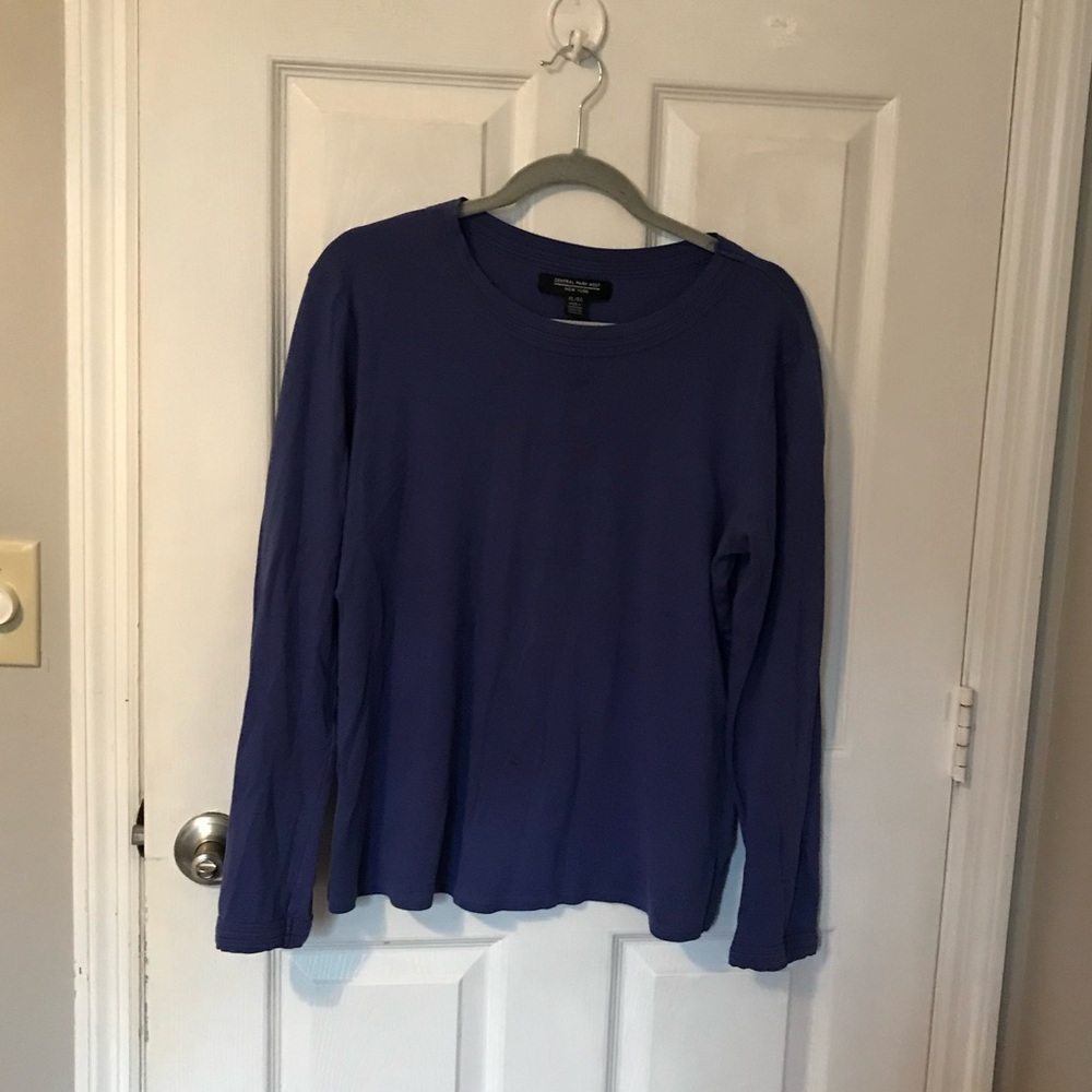 Central Park West Blue Crewneck